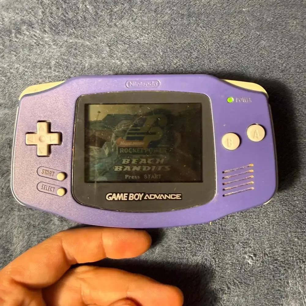 Nintendo Game Boy Advance AGB-001 Handheld Console - Atomic Purple